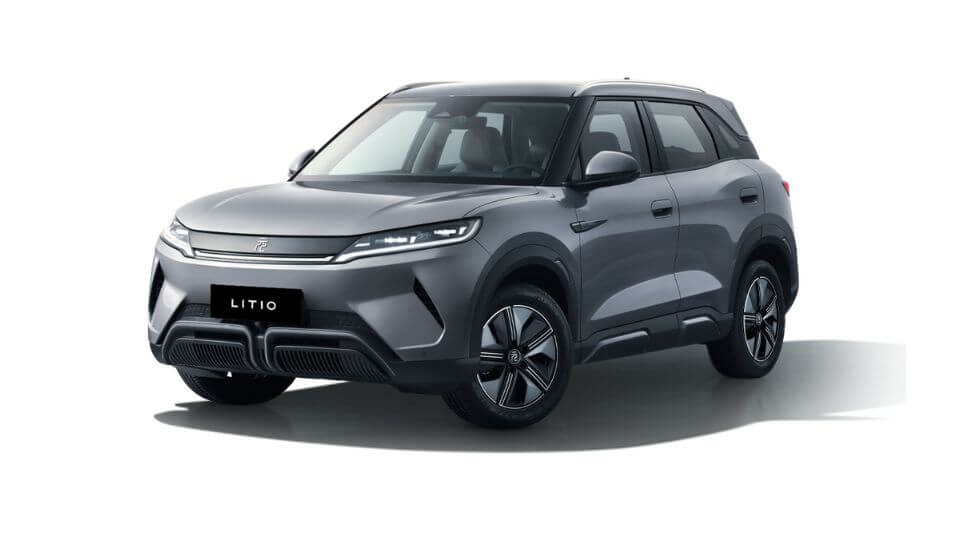 BYD Yuan UP в комплектации Surpassing 401 km, цвет Cool Gray