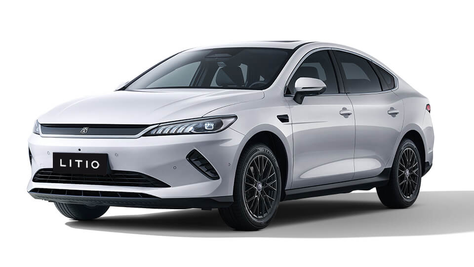 BYD Qin PLUS EV Рестайлинг в комплектации Leading 510 km, цвет Snow White