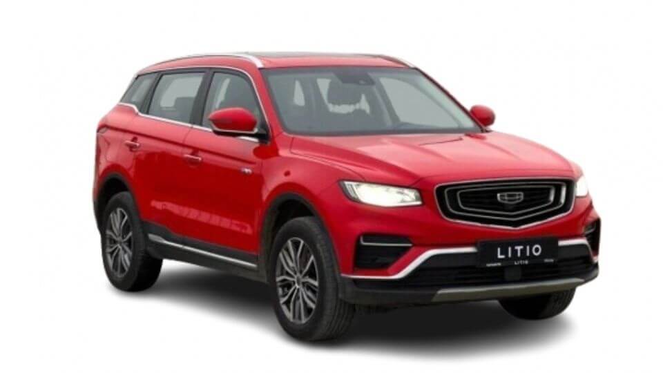 Geely Atlas Pro в комплектации Flagship, цвет Red