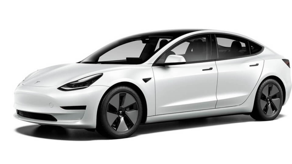 Tesla Model 3 в комплектации Long-range AWD, цвет White