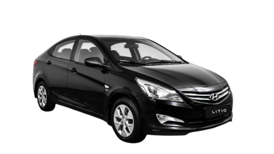 Hyundai Solaris в комплектации Comfort, цвет Black